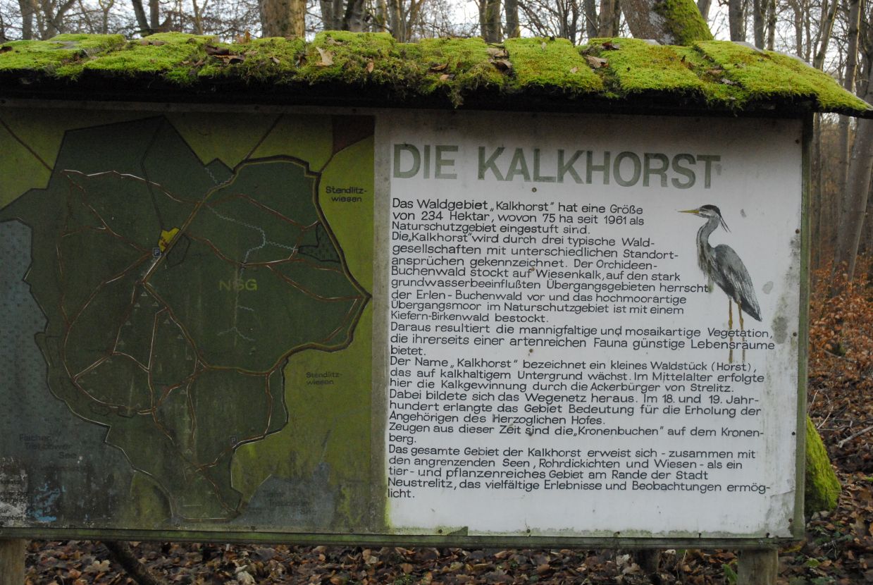 Informationstafel Die Kalkhorst
